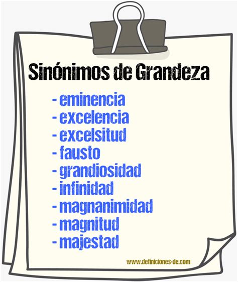 sinonimi di grande|sinonimos de grandeza.